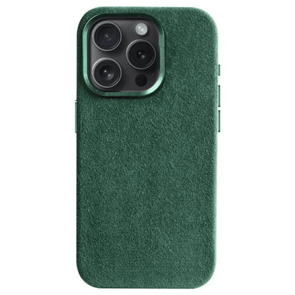 Coque en Alcantara - Édition Vert Profond
