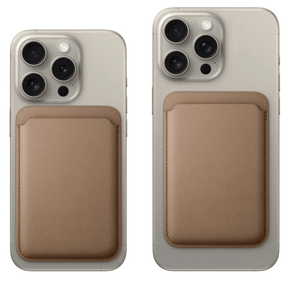 Porte-cartes MagSafe fait en tissu fin
