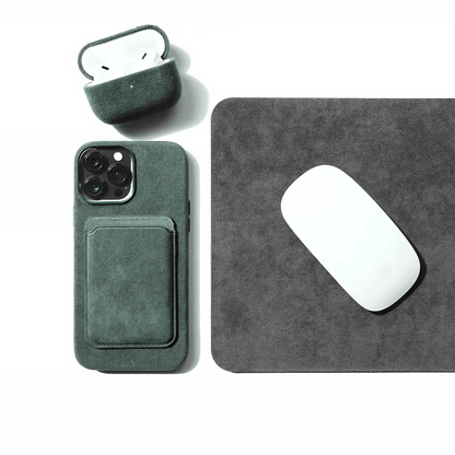 Coque en Alcantara - Édition Vert Profond